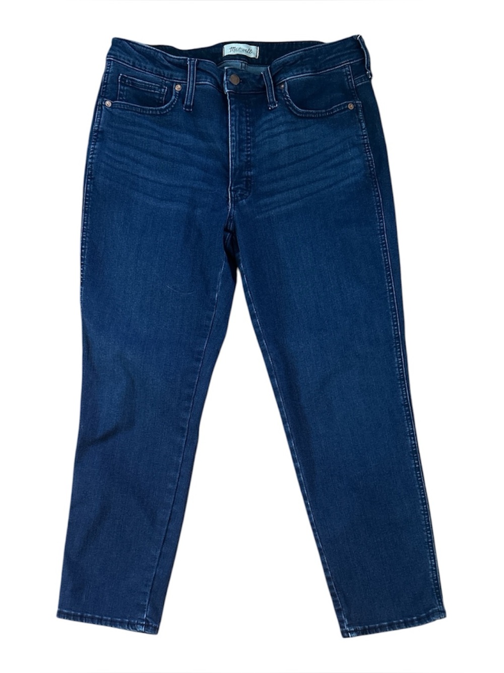 Madewell curvy midrise stovepipe jeans sz 31